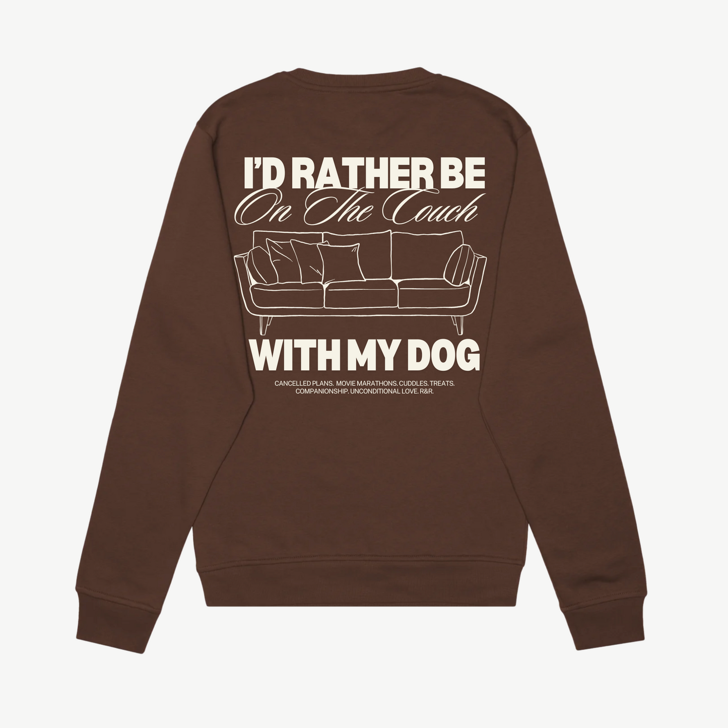 Rather Be (Couch) Cocoa Crewneck