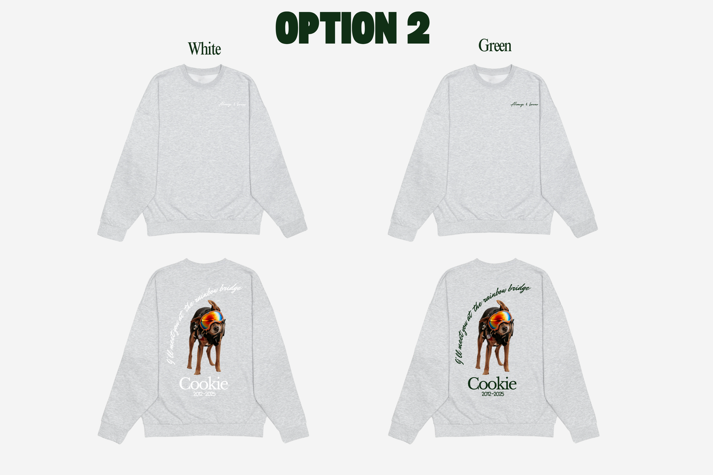 The Rainbow Bridge Crewneck