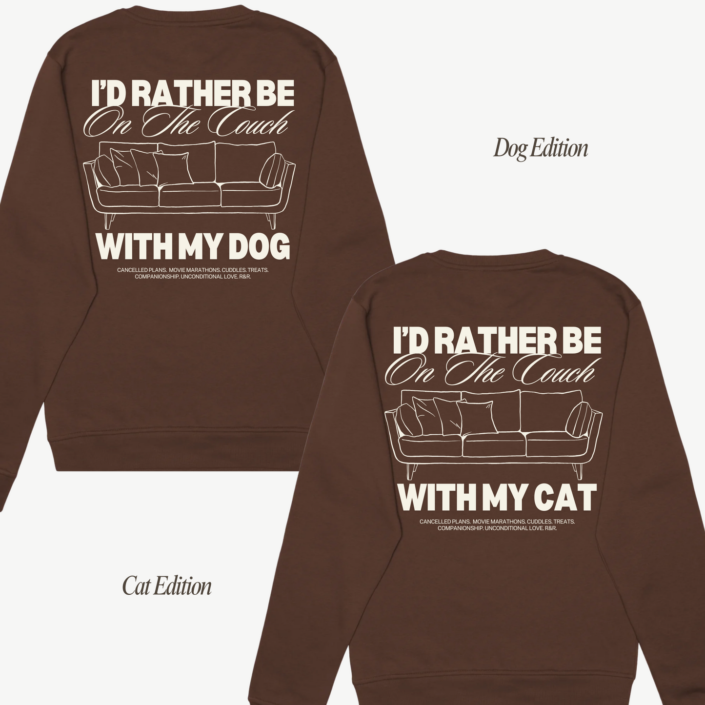 Rather Be (Couch) Cocoa Crewneck
