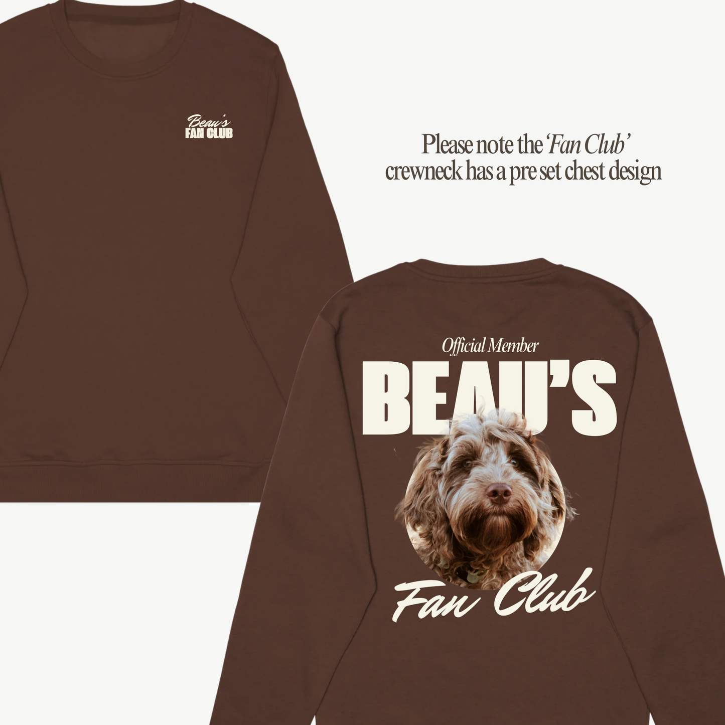 Fan Club Cocoa Crewneck