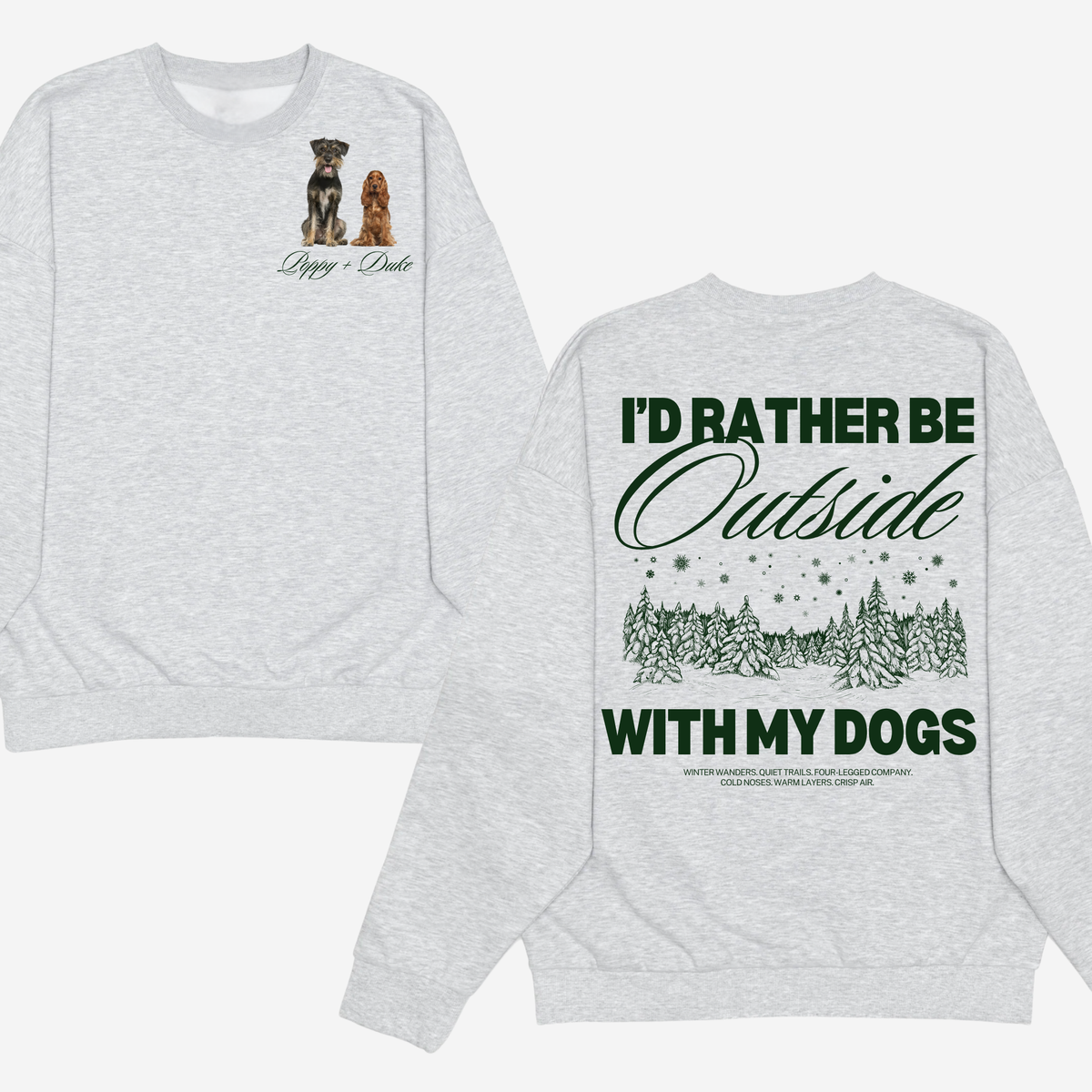 Custom Holiday Limited Edition Crewnecks