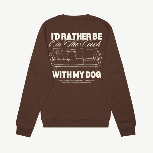 Rather Be (Couch) Cocoa Crewneck