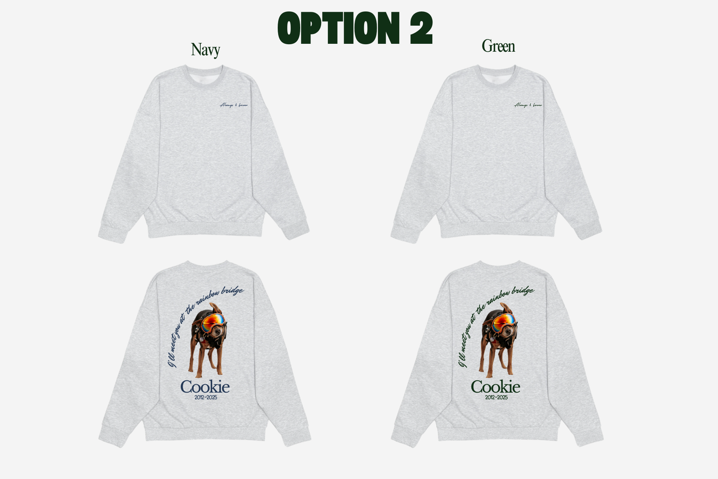 The Rainbow Bridge Crewneck