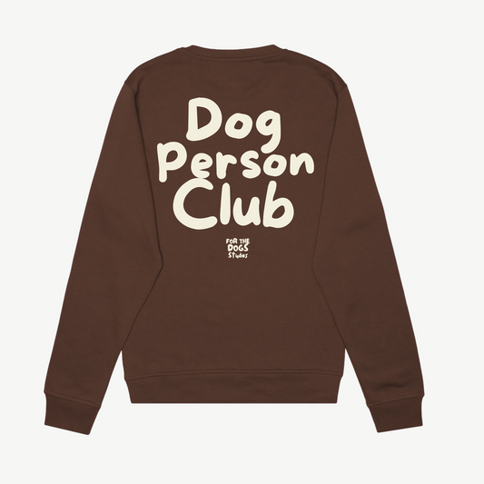 Dog Person Club Cocoa Crewneck