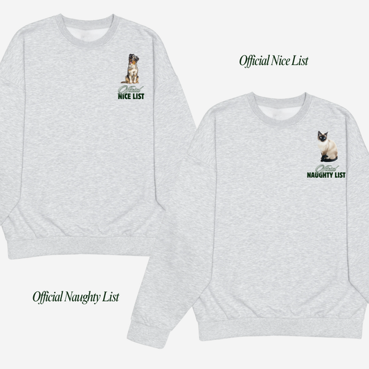 Official Naughty or Nice List Crewneck