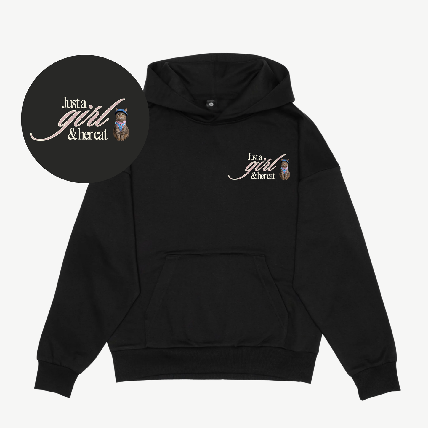 Just A Girl Custom Hoodie
