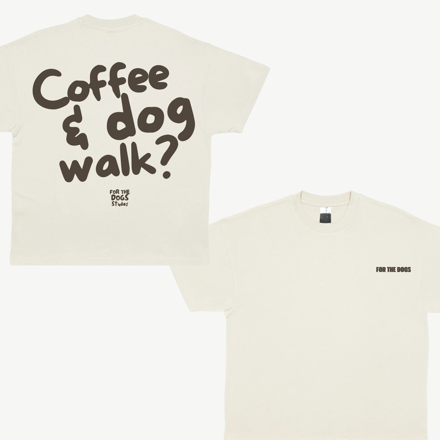 Coffee & Dog Walk Tee
