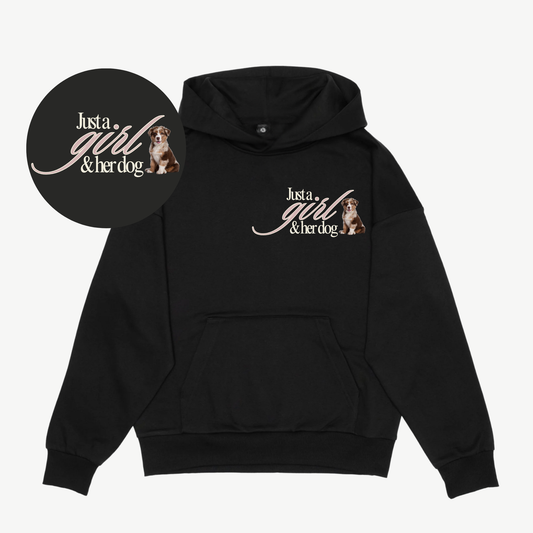 Just A Girl Custom Hoodie