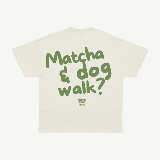 Matcha & Dog Walk Tee