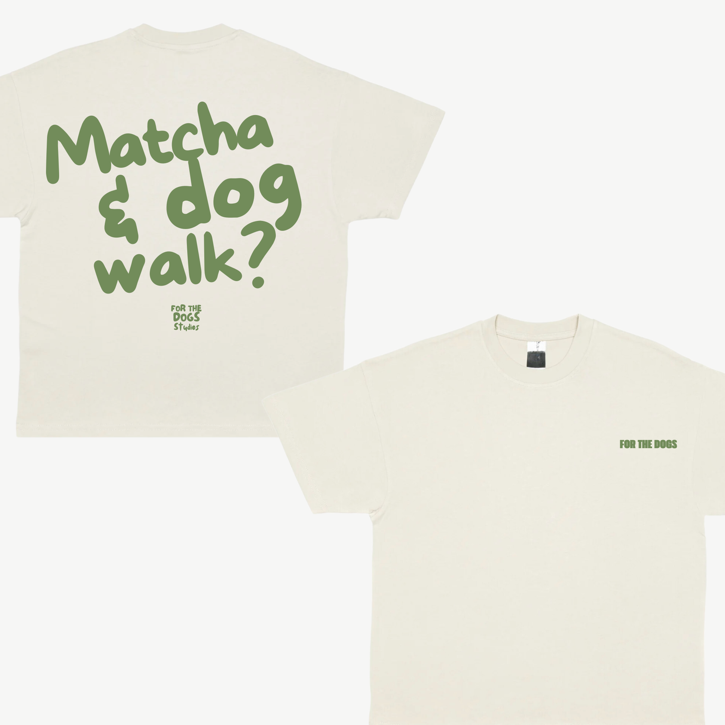Matcha & Dog Walk Tee
